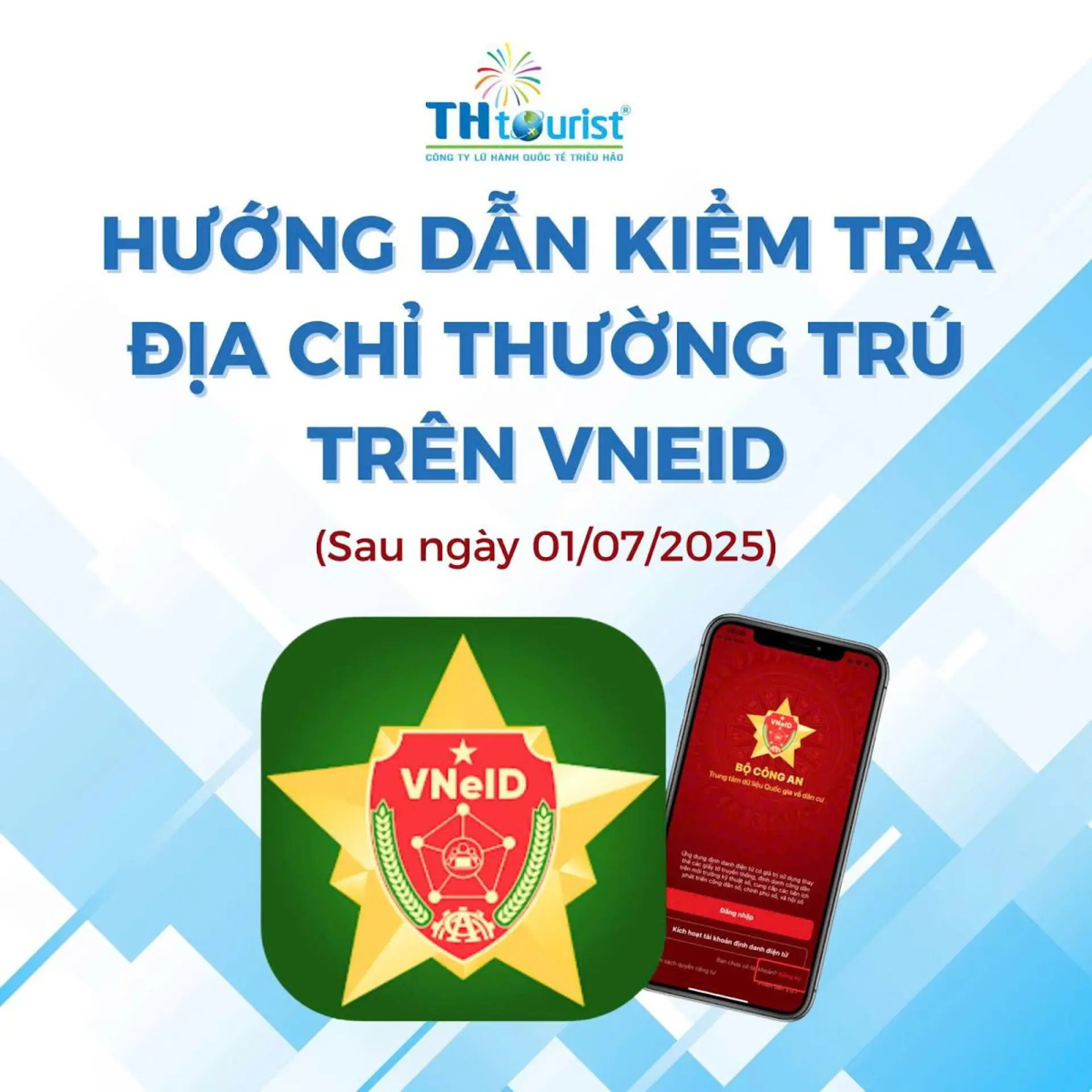 Hướng Dẫn Kiểm Tra & Cập Nhật Địa Chỉ Thường Trú Trên Vneid Sau Sáp Nhập Địa Phương Để Làm Hồ Sơ Visa Du Lịch