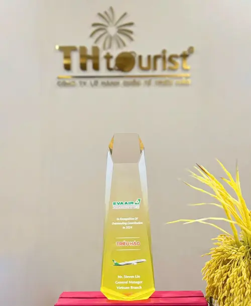Du Lịch Triều Hảo Vinh Dự Nhận Giải “in Recognition Of Outstanding Contribution In 2024” Do Eva Air Trao Tặng